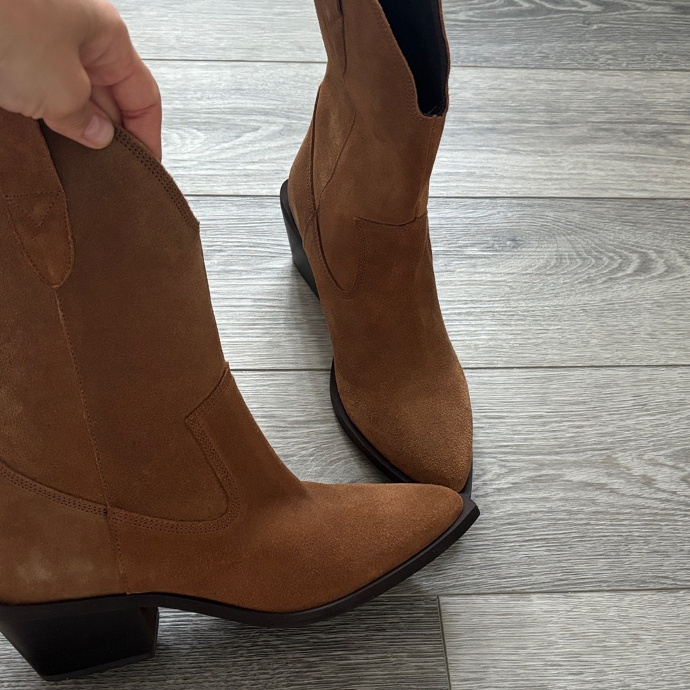 Suede boots size 41
